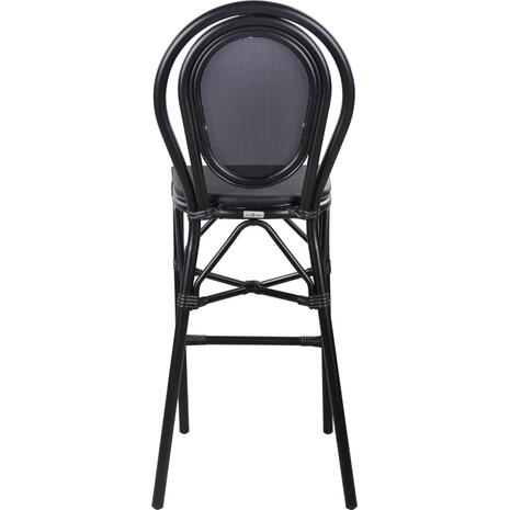 ΣΚΑΜΠΟ ΑΛΟΥΜΙΝΙΟΥ AZARIA HM5060 BAMBOO LOOK ΜΑΥΡΟ ΜΕ TEXTLINE 44x52x115Υεκ.
