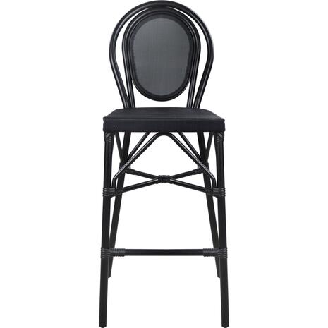 ΣΚΑΜΠΟ ΑΛΟΥΜΙΝΙΟΥ AZARIA HM5060 BAMBOO LOOK ΜΑΥΡΟ ΜΕ TEXTLINE 44x52x115Υεκ.