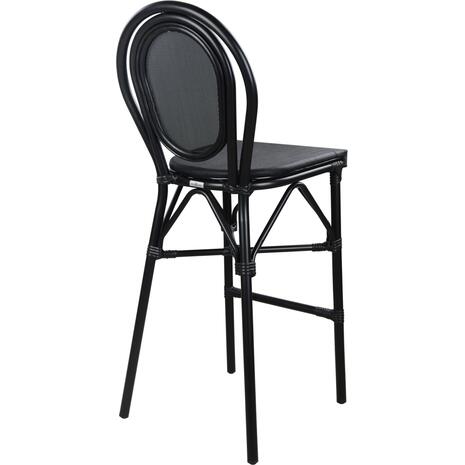 ΣΚΑΜΠΟ ΑΛΟΥΜΙΝΙΟΥ AZARIA HM5060 BAMBOO LOOK ΜΑΥΡΟ ΜΕ TEXTLINE 44x52x115Υεκ.