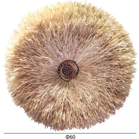 ΔΙΑΚΟΣΜΗΤΙΚΟ ΤΟΙΧΟΥ ΣΤΡΟΓΓΥΛΟ ABOR HM4717 ΙΝΕΣ SISAL ΦΥΣΙΚΟ Φ60εκ.