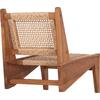 ΚΑΡΕΚΛΑ LOUNGE LUKILLA HM9913 ΞΥΛΟ TEAK ΣΕ ΦΥΣΙΚΟ--ΣΥΝΘ.ΣΧΟΙΝΙ ΜΠΕΖ 55,5x74x65Υεκ.
