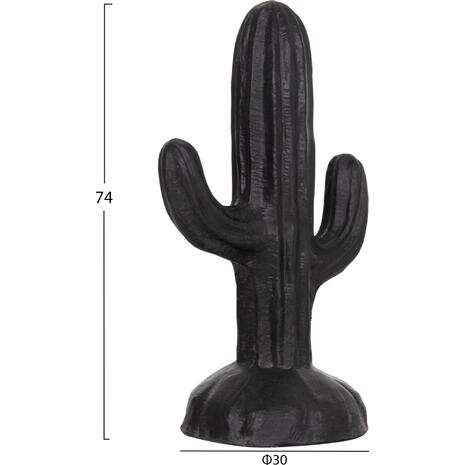 ΔΙΑΚΟΣΜΗΤΙΚΟΣ ΚΑΚΤΟΣ ΔΑΠΕΔΟΥ CACTUS HM4386.01S ΓΥΨΟΣ ΣΕ ΜΑΥΡΟ 42x30x74Υεκ.