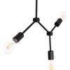 ΦΩΤΙΣΤΙΚΟ ΟΡΟΦΗΣ 3-ΦΩΤΟ LIGHTY HM7404.11 ΜΕΤΑΛΛΟ ΣΕ ΜΑΥΡΟ 52x5x48Υεκ.