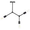 ΦΩΤΙΣΤΙΚΟ ΟΡΟΦΗΣ 3-ΦΩΤΟ LIGHTY HM7404.11 ΜΕΤΑΛΛΟ ΣΕ ΜΑΥΡΟ 52x5x48Υεκ.
