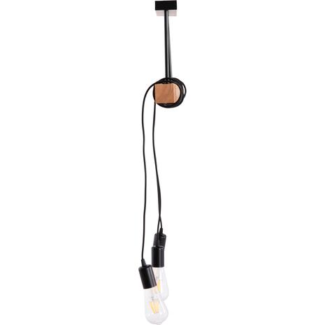 ΦΩΤΙΣΤΙΚΟ ΟΡΟΦΗΣ 3-ΦΩΤΟ VOLKS HM4658 ΜΕΤΑΛΛΟ-ΞΥΛΟ 49,5x5x134,5Υεκ.