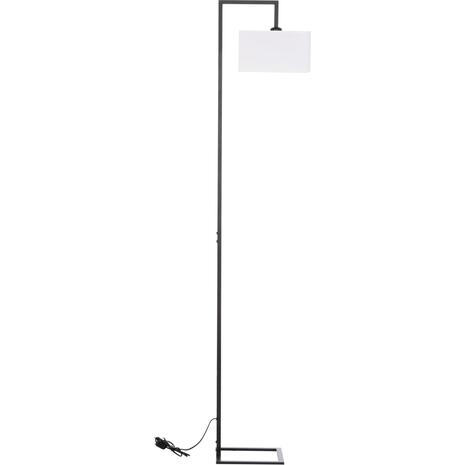 ΦΩΤΙΣΤΙΚΟ ΔΑΠΕΔΟΥ BRANS HM7532.11 ΜΕΤΑΛΛΟ ΜΑΥΡΟ--PVC ΛΕΥΚΟ ΚΑΠΕΛΟ 25x33x170Υεκ.