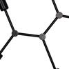 ΦΩΤΙΣΤΙΚΟ ΟΡΟΦΗΣ 4-ΦΩΤΟ LIGHTY HM7405.11 ΜΕΤΑΛΛΟ ΣΕ ΜΑΥΡΟ 57x5x52Υεκ.