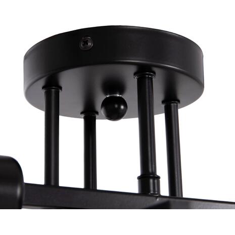 ΦΩΤΙΣΤΙΚΟ ΟΡΟΦΗΣ ΠΟΛΥΦΩΤΟ LIGHTY HM7428.11 ΜΕΤΑΛΛΟ ΣΕ ΜΑΥΡΟ 28x28x15Υεκ.