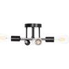 ΦΩΤΙΣΤΙΚΟ ΟΡΟΦΗΣ ΠΟΛΥΦΩΤΟ LIGHTY HM7428.11 ΜΕΤΑΛΛΟ ΣΕ ΜΑΥΡΟ 28x28x15Υεκ.