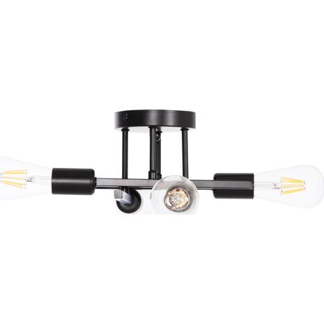 ΦΩΤΙΣΤΙΚΟ ΟΡΟΦΗΣ ΠΟΛΥΦΩΤΟ LIGHTY HM7428.11 ΜΕΤΑΛΛΟ ΣΕ ΜΑΥΡΟ 28x28x15Υεκ.