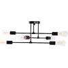 ΦΩΤΙΣΤΙΚΟ ΟΡΟΦΗΣ ΠΟΛΥΦΩΤΟ LIGHTY HM7427.11 ΜΕΤΑΛΛΟ ΣΕ ΜΑΥΡΟ 51x51x23Υεκ.