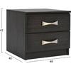 ΚΟΜΟΔΙΝΟ ΜΕ 2 ΣΥΡΤΑΡΙΑ ΚΑΙ ΧΕΡΟΥΛΙ ASHLYN HM2235.01 ZEBRANO 48x40x42Yεκ.