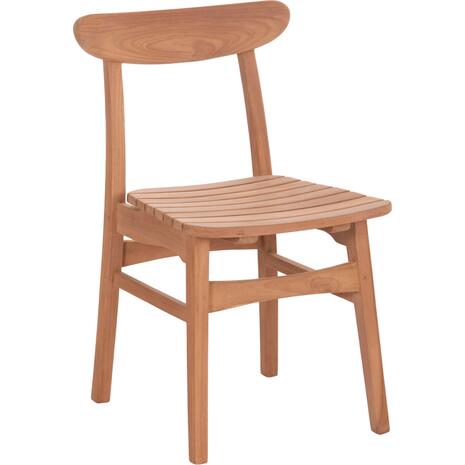 ΚΑΡΕΚΛΑ ΤΡΑΠΕΖΑΡΙΑΣ ΕΞ.ΧΩΡΟΥ ROBBIE HM18115 ΞΥΛΟ TEAK--ΦΥΣΙΚΟ 48x51x82Υεκ.