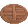 ΤΡΑΠΕΖΙ ΣΚΗΝΟΘΕΤΗ ΣΤΡΟΓΓΥΛΟ ERIS HM18119 ΞΥΛΟ TEAK--ΦΥΣΙΚΟ Φ60x75Υεκ.