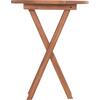 ΤΡΑΠΕΖΙ ΣΚΗΝΟΘΕΤΗ ΣΤΡΟΓΓΥΛΟ ERIS HM18119 ΞΥΛΟ TEAK--ΦΥΣΙΚΟ Φ60x75Υεκ.