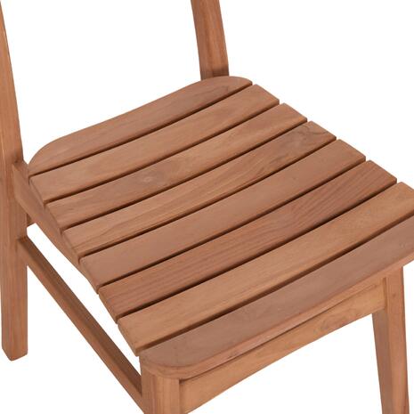 ΚΑΡΕΚΛΑ ΤΡΑΠΕΖΑΡΙΑΣ ΕΞ.ΧΩΡΟΥ ROBBIE HM18115 ΞΥΛΟ TEAK--ΦΥΣΙΚΟ 48x51x82Υεκ.