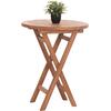 ΤΡΑΠΕΖΙ ΣΚΗΝΟΘΕΤΗ ΣΤΡΟΓΓΥΛΟ ERIS HM18119 ΞΥΛΟ TEAK--ΦΥΣΙΚΟ Φ60x75Υεκ.