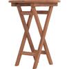 ΤΡΑΠΕΖΙ ΣΚΗΝΟΘΕΤΗ ΣΤΡΟΓΓΥΛΟ ERIS HM18119 ΞΥΛΟ TEAK--ΦΥΣΙΚΟ Φ60x75Υεκ.