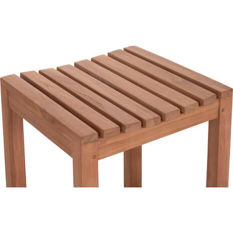 ΣΚΑΜΠΟ ΜΠΑΡ NIKOL HM18109 ΞΥΛΟ ΤΕΑΚ ΣΕ ΦΥΣΙΚΟ 40x40x77Υεκ.
