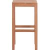 ΣΚΑΜΠΟ ΜΠΑΡ NIKOL HM18109 ΞΥΛΟ ΤΕΑΚ ΣΕ ΦΥΣΙΚΟ 40x40x77Υεκ.