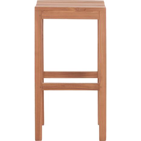 ΣΚΑΜΠΟ ΜΠΑΡ NIKOL HM18109 ΞΥΛΟ ΤΕΑΚ ΣΕ ΦΥΣΙΚΟ 40x40x77Υεκ.