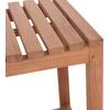 ΣΚΑΜΠΟ ΜΠΑΡ NIKOL HM18109 ΞΥΛΟ ΤΕΑΚ ΣΕ ΦΥΣΙΚΟ 40x40x77Υεκ.
