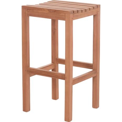 ΣΚΑΜΠΟ ΜΠΑΡ NIKOL HM18109 ΞΥΛΟ ΤΕΑΚ ΣΕ ΦΥΣΙΚΟ 40x40x77Υεκ.
