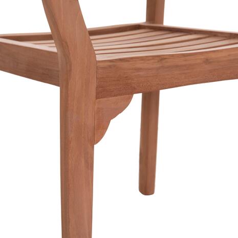 ΠΟΛΥΘΡΟΝΑ ΕΞΩΤ.ΧΩΡΟΥ ERMIONI HM18129 ΞΥΛΟ TEAK--ΦΥΣΙΚΟ ΧΡΩΜΑ 60x59x84Υεκ. (σετ 2 τεμαχίων)