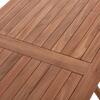 ΤΡΑΠΕΖΙ ΠΤΥΣΣΟΜΕΝΟ ΟΡΘΟΓΩΝΙΟ ERIS HM18117 ΞΥΛΟ TEAK--ΦΥΣΙΚΟ 120x70x76Υεκ.