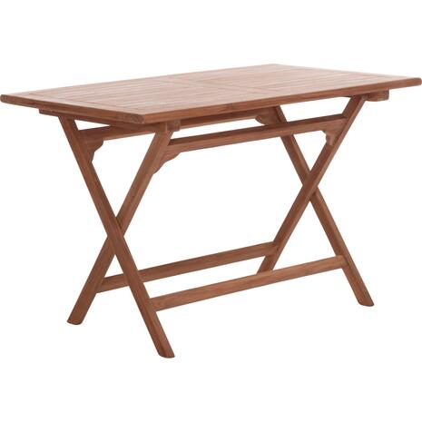 ΤΡΑΠΕΖΙ ΠΤΥΣΣΟΜΕΝΟ ΟΡΘΟΓΩΝΙΟ ERIS HM18117 ΞΥΛΟ TEAK--ΦΥΣΙΚΟ 120x70x76Υεκ.