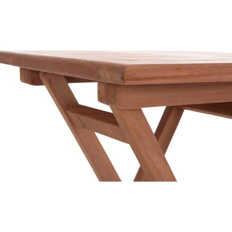 ΤΡΑΠΕΖΙ ΣΚΗΝΟΘΕΤΗ ΤΕΤΡΑΓΩΝΟ ERIS HM18118 ΞΥΛΟ TEAK--ΦΥΣΙΚΟ 60x60x75Υεκ.