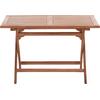 ΤΡΑΠΕΖΙ ΠΤΥΣΣΟΜΕΝΟ ΟΡΘΟΓΩΝΙΟ ERIS HM18117 ΞΥΛΟ TEAK--ΦΥΣΙΚΟ 120x70x76Υεκ.
