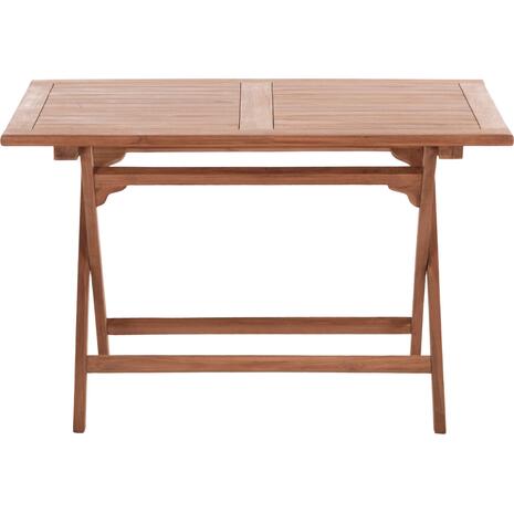 ΤΡΑΠΕΖΙ ΠΤΥΣΣΟΜΕΝΟ ΟΡΘΟΓΩΝΙΟ ERIS HM18117 ΞΥΛΟ TEAK--ΦΥΣΙΚΟ 120x70x76Υεκ.