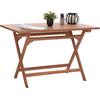 ΤΡΑΠΕΖΙ ΠΤΥΣΣΟΜΕΝΟ ΟΡΘΟΓΩΝΙΟ ERIS HM18117 ΞΥΛΟ TEAK--ΦΥΣΙΚΟ 120x70x76Υεκ.