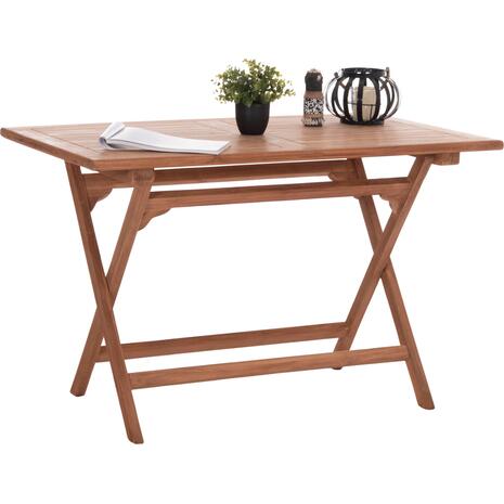 ΤΡΑΠΕΖΙ ΠΤΥΣΣΟΜΕΝΟ ΟΡΘΟΓΩΝΙΟ ERIS HM18117 ΞΥΛΟ TEAK--ΦΥΣΙΚΟ 120x70x76Υεκ.