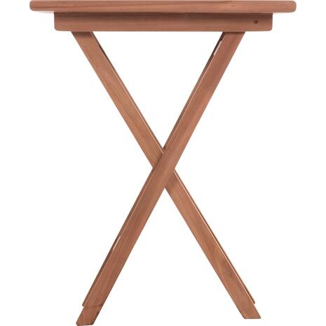 ΤΡΑΠΕΖΙ ΣΚΗΝΟΘΕΤΗ ΤΕΤΡΑΓΩΝΟ ERIS HM18118 ΞΥΛΟ TEAK--ΦΥΣΙΚΟ 60x60x75Υεκ.