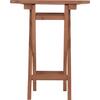 ΤΡΑΠΕΖΙ ΣΚΗΝΟΘΕΤΗ ΤΕΤΡΑΓΩΝΟ ERIS HM18118 ΞΥΛΟ TEAK--ΦΥΣΙΚΟ 60x60x75Υεκ.