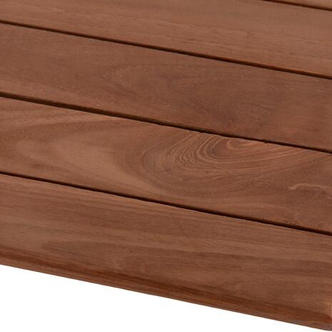 ΕΠΙΦΑΝΕΙΑ ΤΡΑΠΕΖΙΟΥ ΤΕΤΡΑΓΩΝΗ HM18137 ΞΥΛΟ TEAK--ΦΥΣΙΚΟ 80x80x4(πάχος)εκ.
