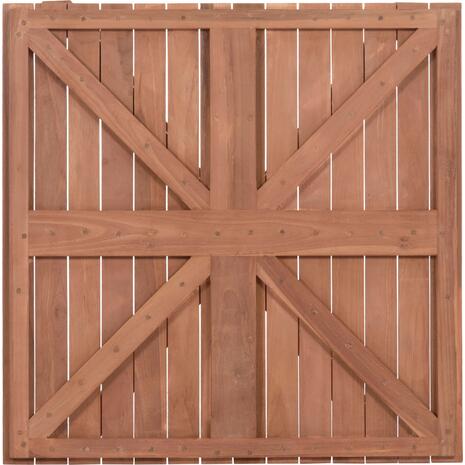 ΕΠΙΦΑΝΕΙΑ ΤΡΑΠΕΖΙΟΥ ΤΕΤΡΑΓΩΝΗ HM18136 ΞΥΛΟ TEAK--ΦΥΣΙΚΟ 70x70x4(πάχος)εκ.