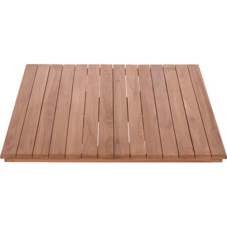 ΕΠΙΦΑΝΕΙΑ ΤΡΑΠΕΖΙΟΥ ΤΕΤΡΑΓΩΝΗ HM18136 ΞΥΛΟ TEAK--ΦΥΣΙΚΟ 70x70x4(πάχος)εκ.