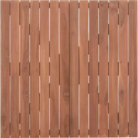 ΕΠΙΦΑΝΕΙΑ ΤΡΑΠΕΖΙΟΥ ΤΕΤΡΑΓΩΝΗ HM18136 ΞΥΛΟ TEAK--ΦΥΣΙΚΟ 70x70x4(πάχος)εκ.