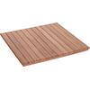 ΕΠΙΦΑΝΕΙΑ ΤΡΑΠΕΖΙΟΥ ΤΕΤΡΑΓΩΝΗ HM18135 ΞΥΛΟ TEAK--ΦΥΣΙΚΟ 60x60x4(πάχος)εκ.