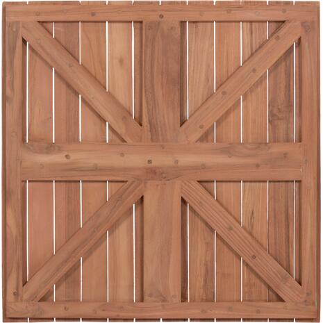 ΕΠΙΦΑΝΕΙΑ ΤΡΑΠΕΖΙΟΥ ΤΕΤΡΑΓΩΝΗ HM18135 ΞΥΛΟ TEAK--ΦΥΣΙΚΟ 60x60x4(πάχος)εκ.