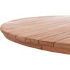 ΕΠΙΦΑΝΕΙΑ ΤΡΑΠΕΖΙΟΥ ΣΤΡΟΓΓΥΛΗ HM18134 ΞΥΛΟ TEAK--ΦΥΣΙΚΟ Φ80x4(πάχος)εκ.