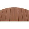 ΕΠΙΦΑΝΕΙΑ ΤΡΑΠΕΖΙΟΥ ΣΤΡΟΓΓΥΛΗ HM18132 ΞΥΛΟ TEAK--ΦΥΣΙΚΟ Φ60x4(πάχος)εκ.