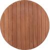 ΕΠΙΦΑΝΕΙΑ ΤΡΑΠΕΖΙΟΥ ΣΤΡΟΓΓΥΛΗ HM18132 ΞΥΛΟ TEAK--ΦΥΣΙΚΟ Φ60x4(πάχος)εκ.