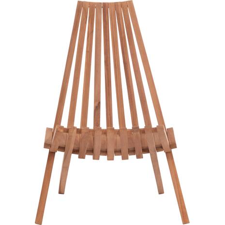ΠΟΛΥΘΡΟΝΑ LOUNGE ΠΤΥΣΣΟΜΕΝΗ SHIGAO HM18112 ΞΥΛΟ TEAK--ΦΥΣΙΚΟ 61x88.5x89Υεκ.