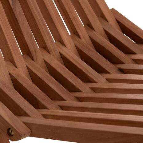 ΠΟΛΥΘΡΟΝΑ LOUNGE ΠΤΥΣΣΟΜΕΝΗ SHIGAO HM18112 ΞΥΛΟ TEAK--ΦΥΣΙΚΟ 61x88.5x89Υεκ.