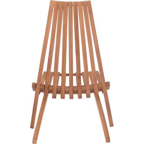 ΠΟΛΥΘΡΟΝΑ LOUNGE ΠΤΥΣΣΟΜΕΝΗ SHIGAO HM18112 ΞΥΛΟ TEAK--ΦΥΣΙΚΟ 61x88.5x89Υεκ.