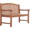 ΠΑΓΚΑΚΙ ΚΗΠΟΥ 3ΘΕΣΙΟ ELENA HM18125 ΞΥΛΟ TEAK--ΦΥΣΙΚΟ 150x61x95Υεκ.